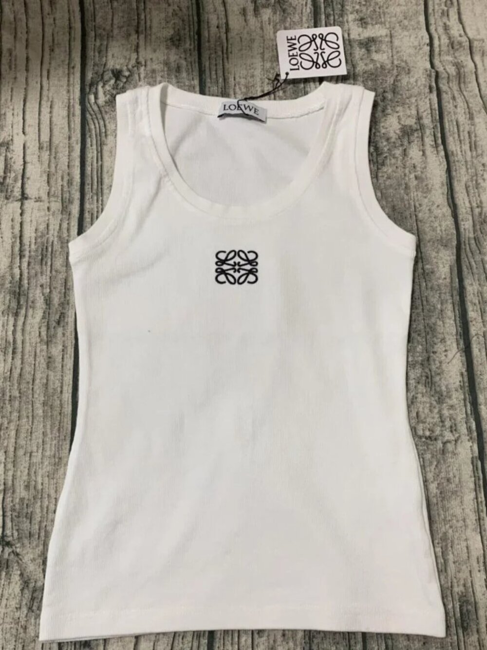 Loewe Women's White Tank Tops
